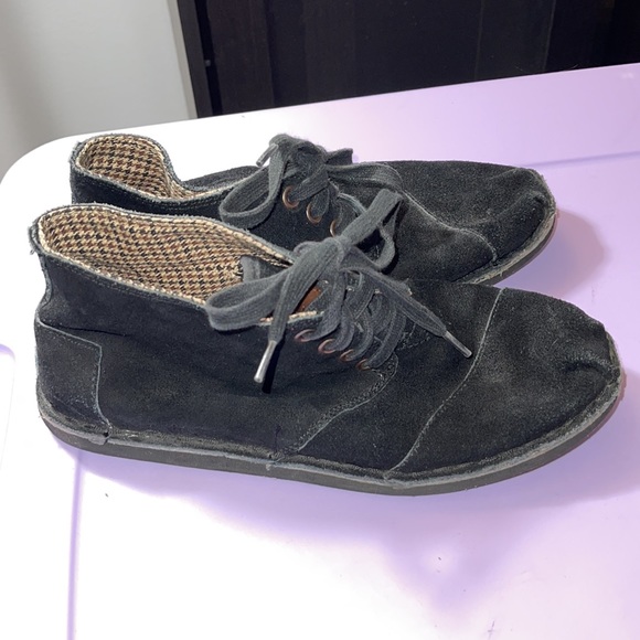 Toms Suede Desert Botas Boots - Picture 2 of 9